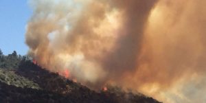 #FMDOSTeInforma Alerta Roja por incendio cerca de Rancagua