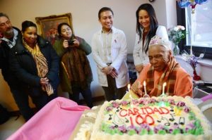 Esta anciana cumplió 100 años y contó el secreto para llegar a esa edad