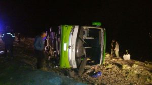#FMDOSTeInforma Grave accidente en bus deja fallecidos en Los Libertadores