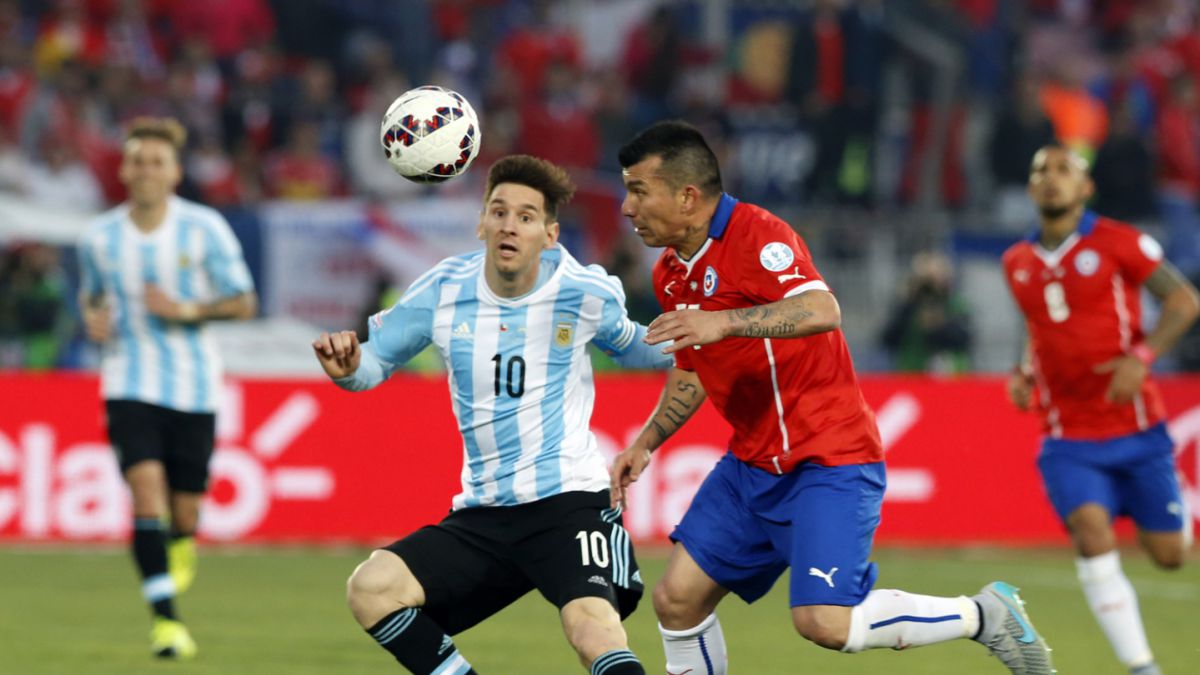 Selección chilena versus Argentina