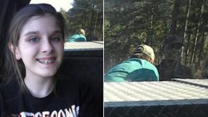 Una extraña selfie de una niña estadounidense está asustando al mundo