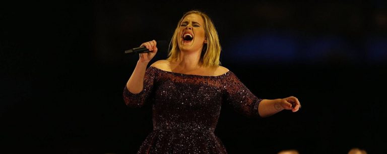 La cantante británica Adele