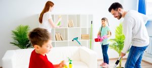 La casa la disfrutamos todos, por eso la limpiamos todos