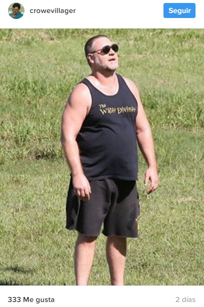 Estado físico actual de Russel Crowe