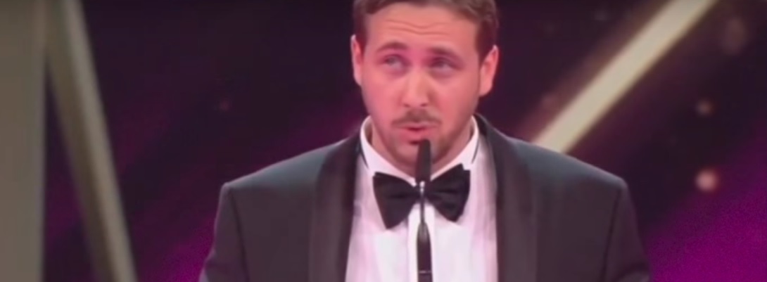 Se hizo pasar por Ryan Gosling y lo suplantó en importante premiación