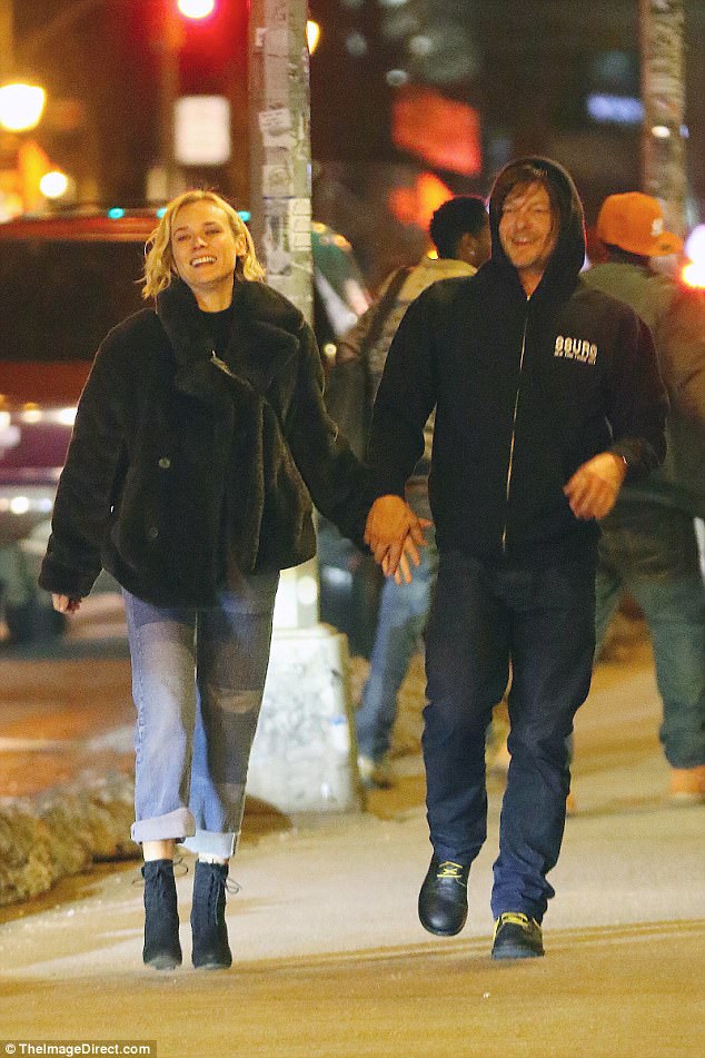 diane kruger y norman reedus juntos en Nueva york