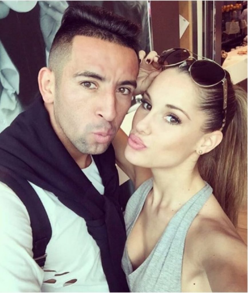 Gala Caldirola y Mauricio Isla