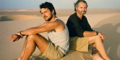 Antonio D'Amico y Gianni Versace