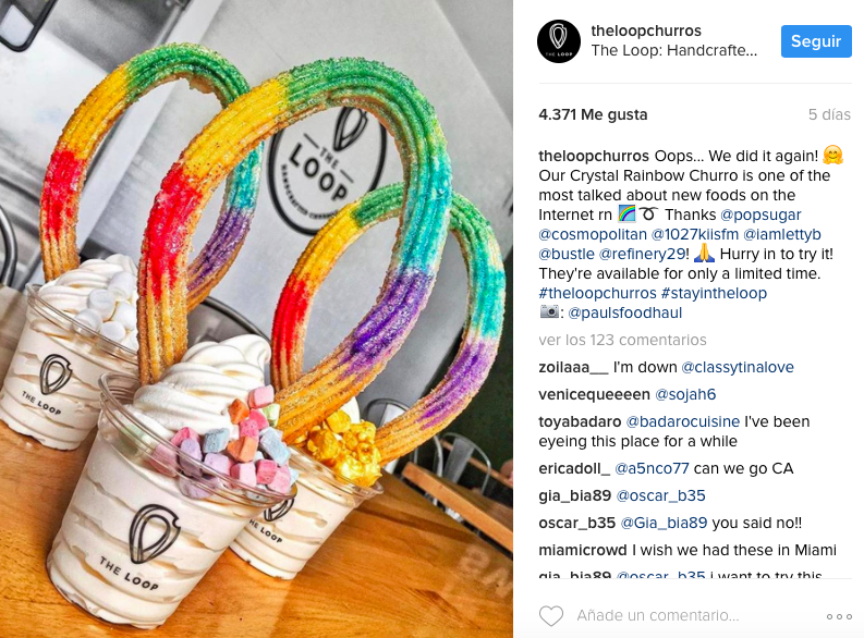 Esto son los famosos churros gourmet que revolucionan las redes sociales