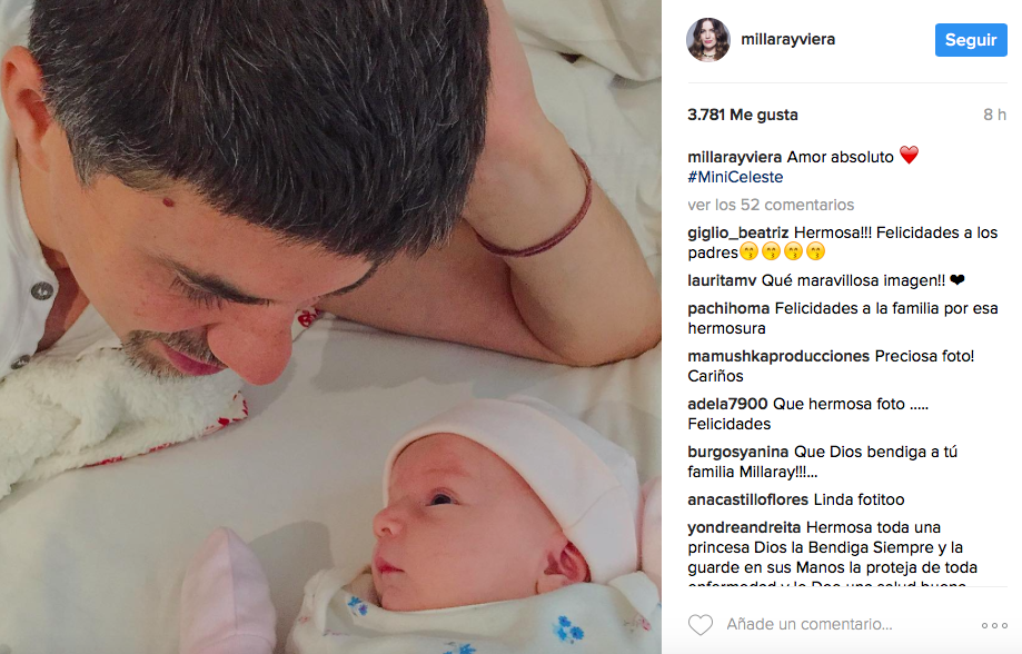 Millaray Viera comparte tierna foto de su hija en redes sociales