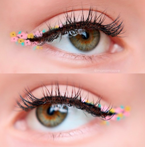 Conoce el famoso delineado de flores que revoluciona las redes sociales