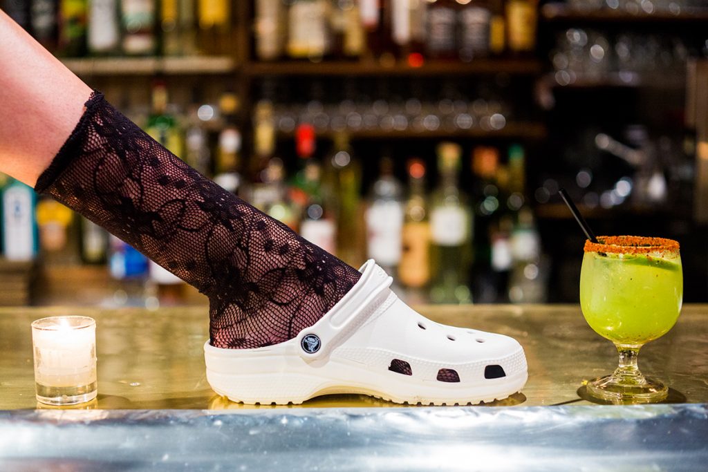 No se recomienda usar crocs