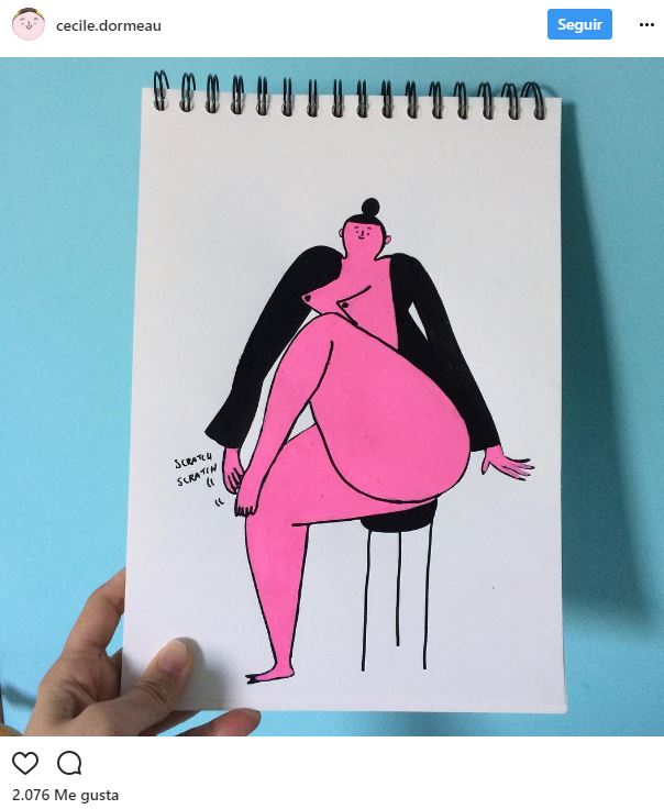 Ilustraciones Cécile Instagram