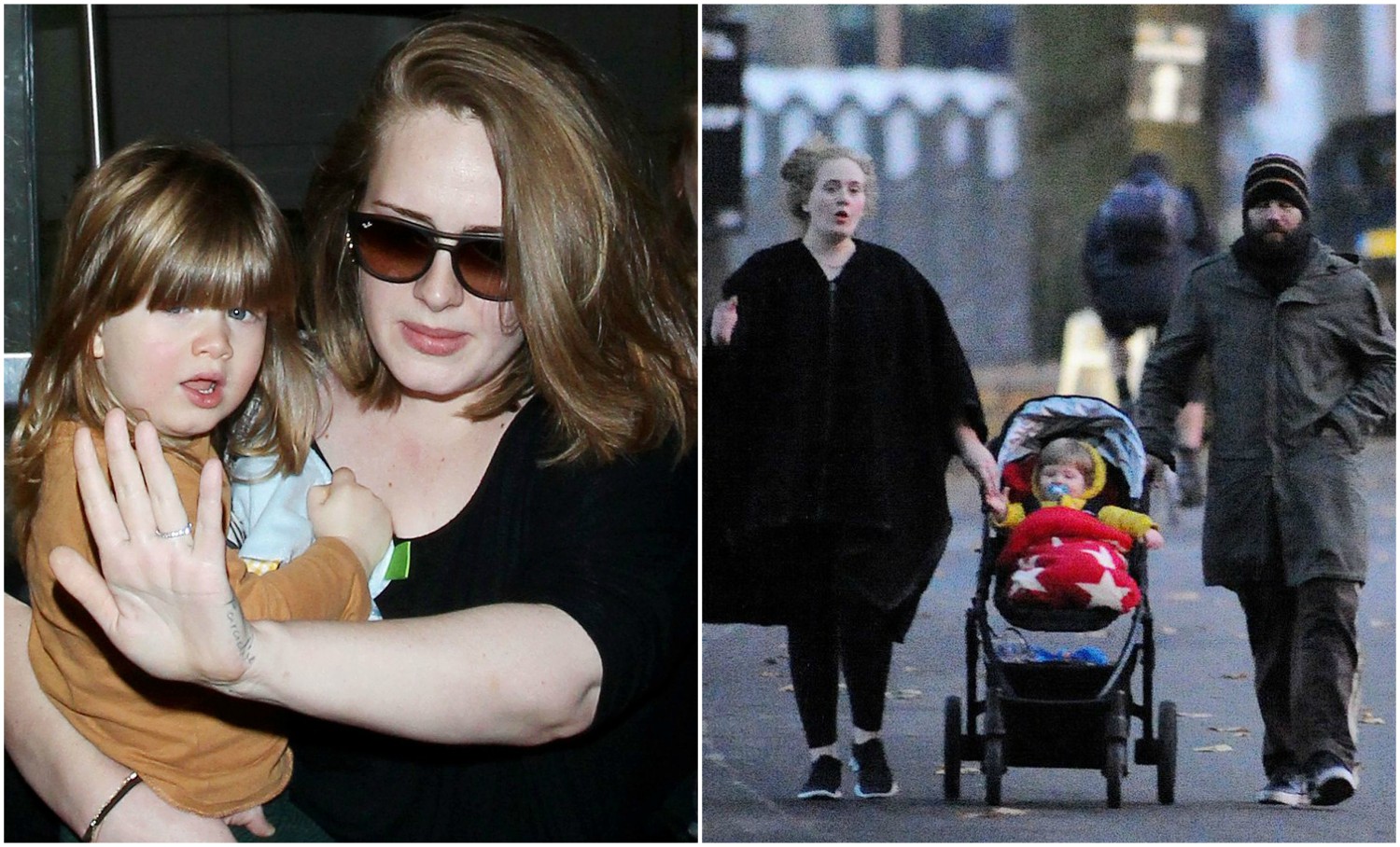 Adele y su hijo