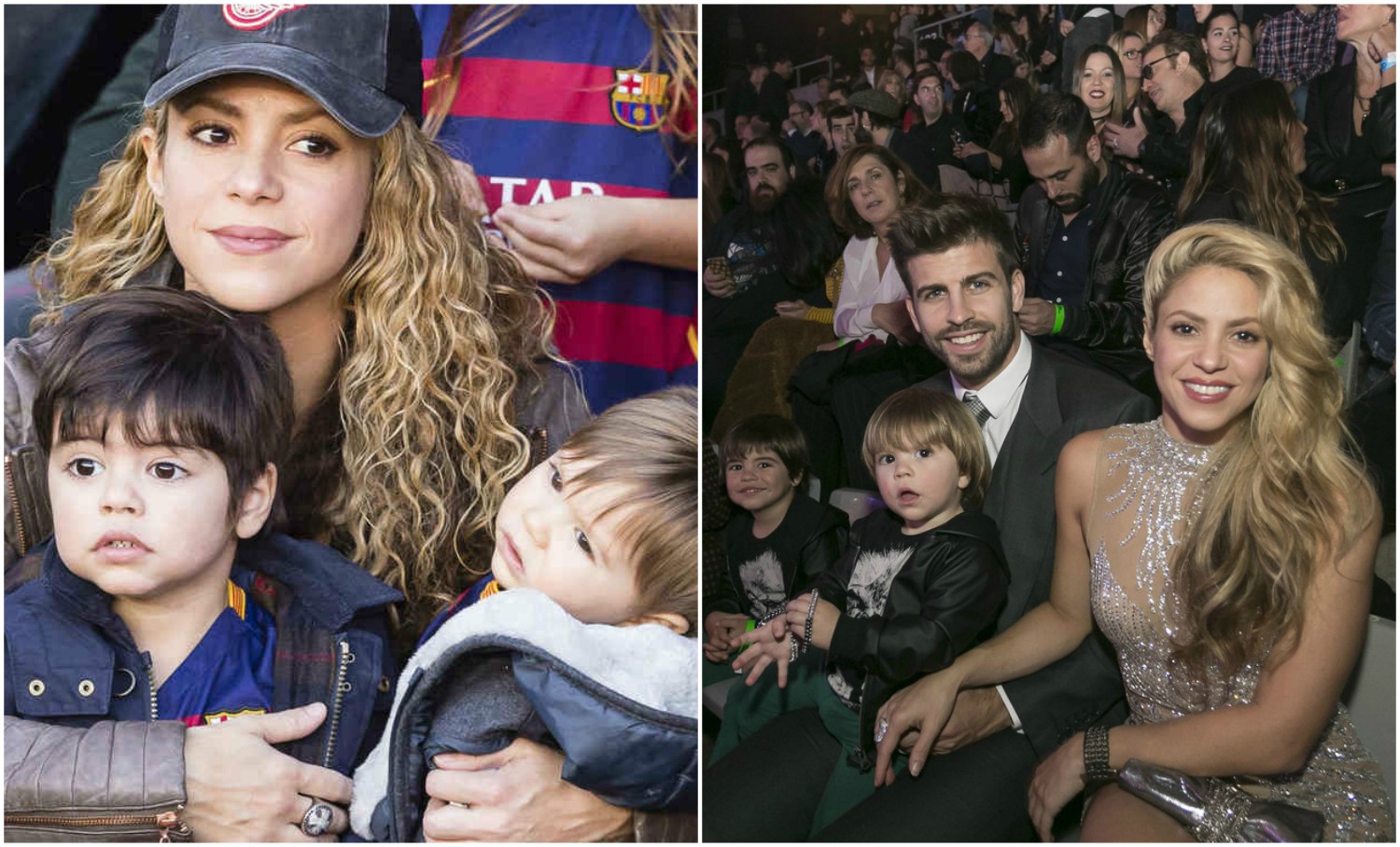 Shakira y sus hijos