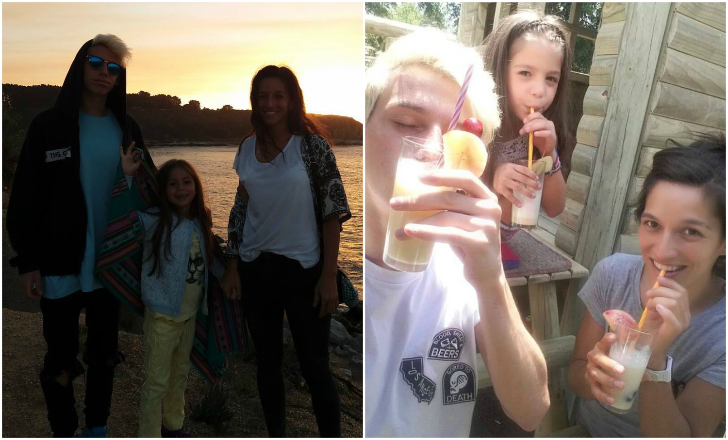 Lorena Capetillo y sus hijos