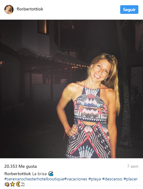 Instagram de la protagonista de Floricienta