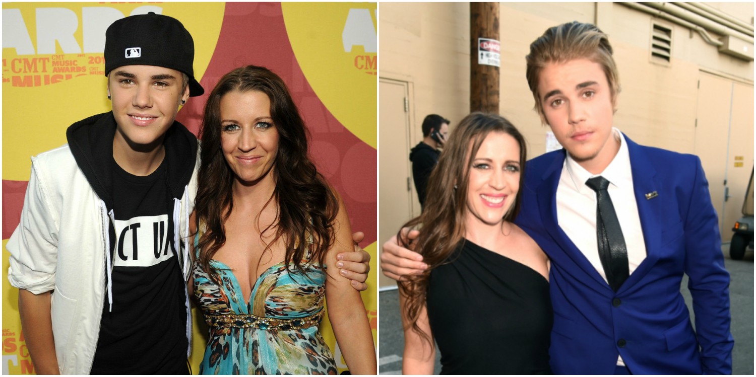 Justin Bieber y su mamá