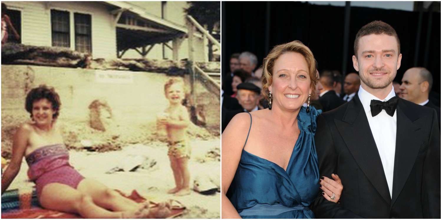 Justin Timberlake y su mamá