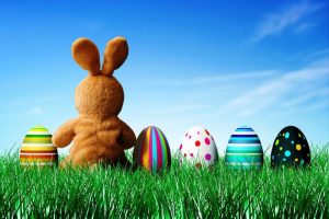 Famosos y sus hijos celebraron la llegada del conejito de pascua