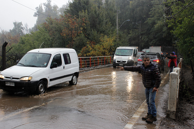 Inundación en San José de Maipo