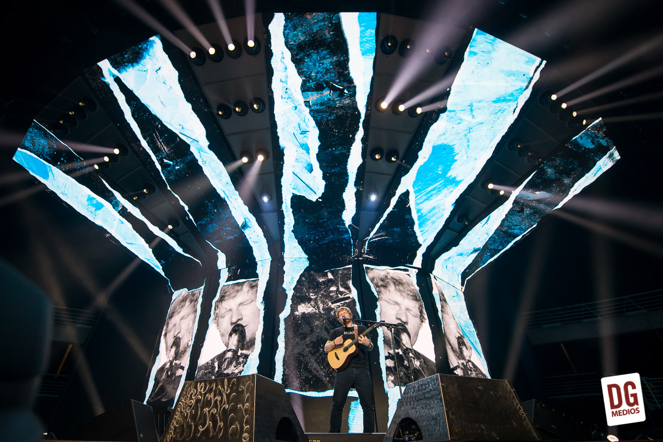 ED SHEERAN DG MEDIOS 2017