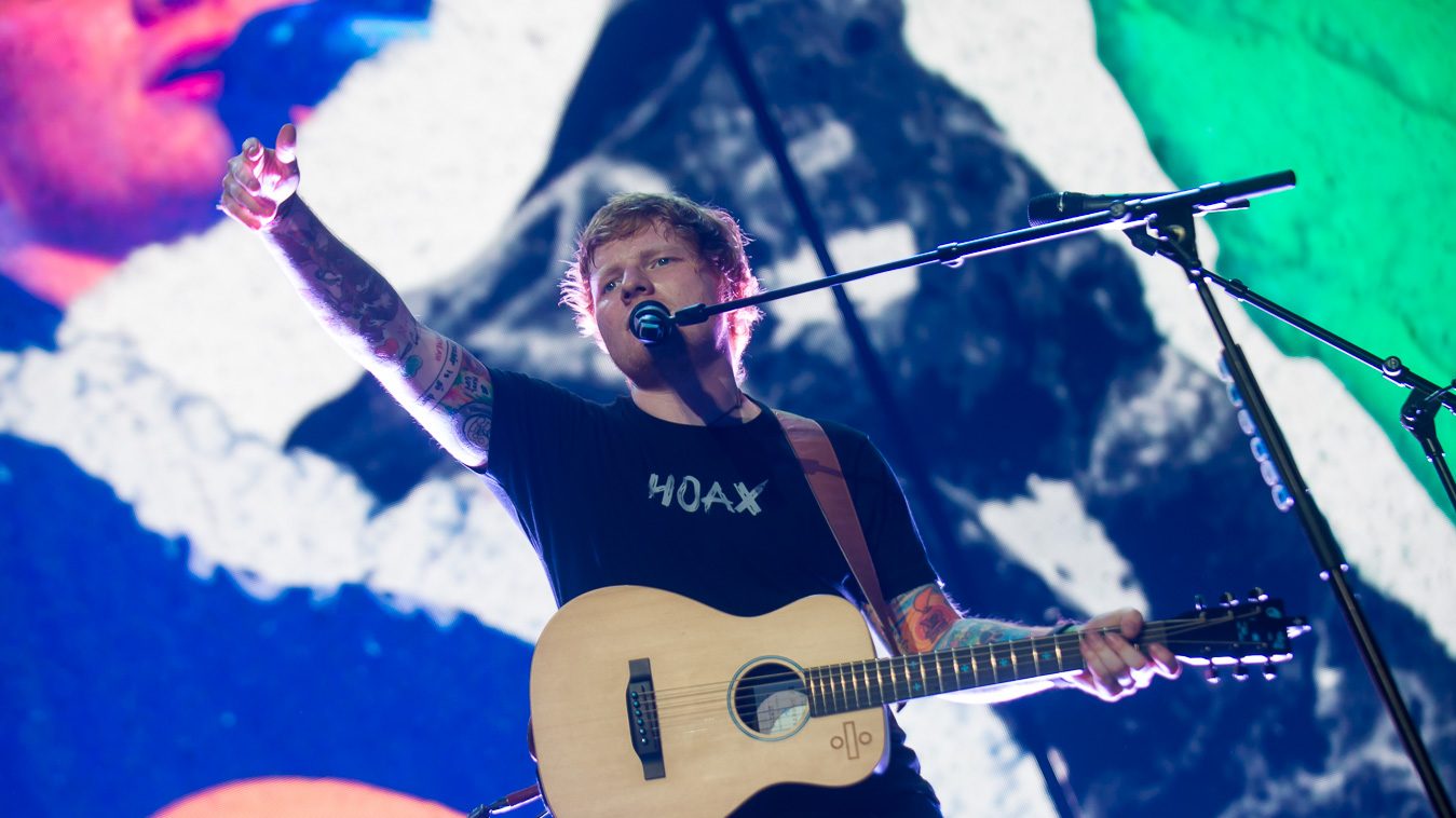 Ed Sheeran cautivó al público chileno con su sencillez y calidad vocal