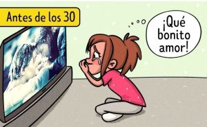 ¿Te sientes identificad@? 12 ilustraciones que muestran cómo es el amor antes y después de los 30