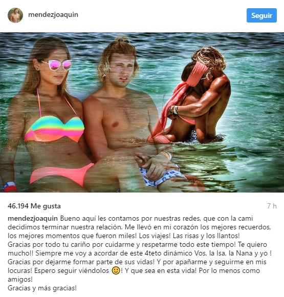Joaquín Méndez Instagram