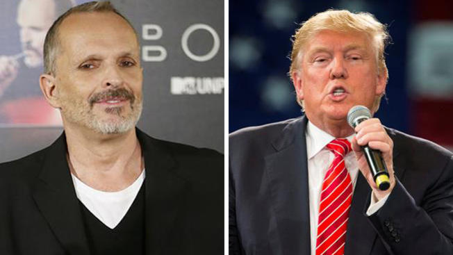 Miguel Bosé critica a Donald Trump