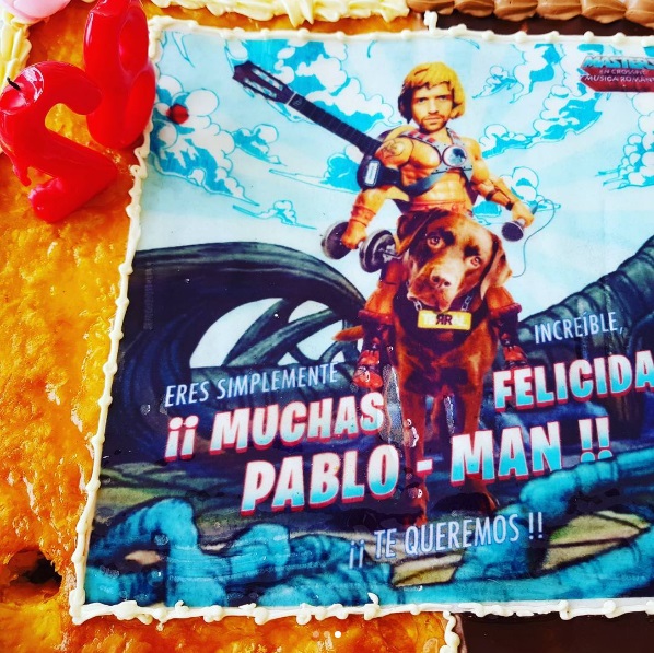 Torta de cumpleaños de Pablo Alborán 