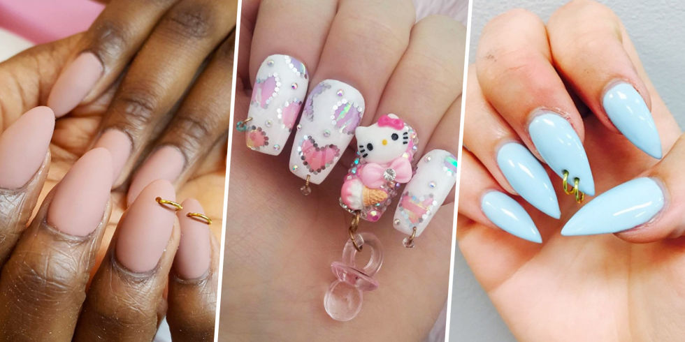 8. Pierced Nails: A New Trend in Nail Art - wide 2