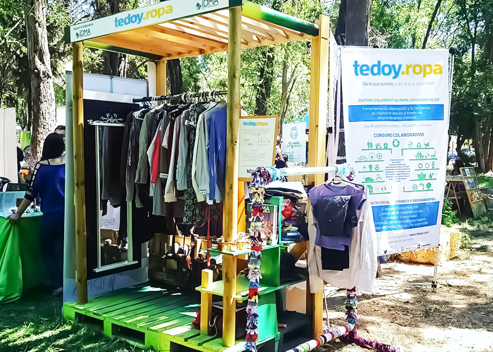 Tedoy.ropa, la iniciativa para dejar o llevar ropa usada y en buen estado