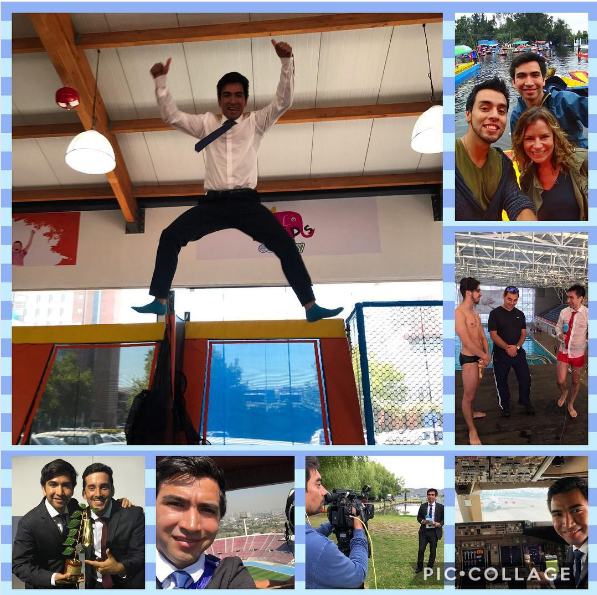 Victor Aravena notero "Mucho gusto"