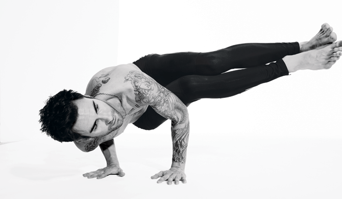 Adam Levine yoga