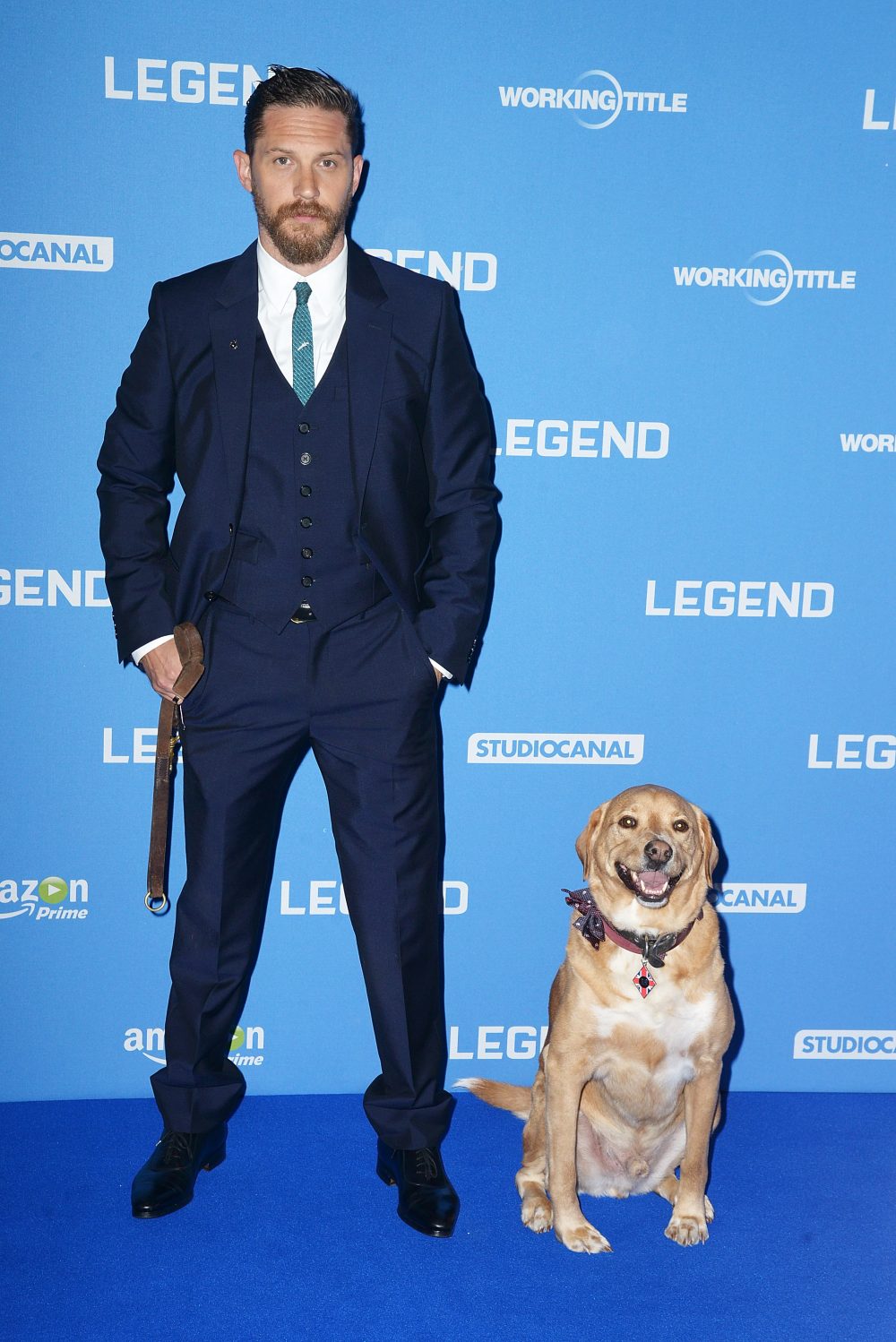 Tom Hardy y su perro Woody