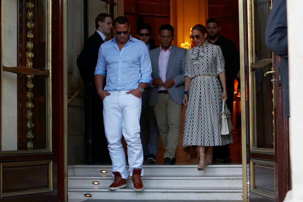 Jennifer Lopez y Alex Rodriguez 