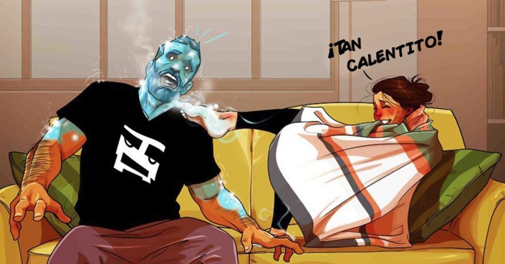 Estas divertidas ilustraciones muestran cómo es vivir en pareja