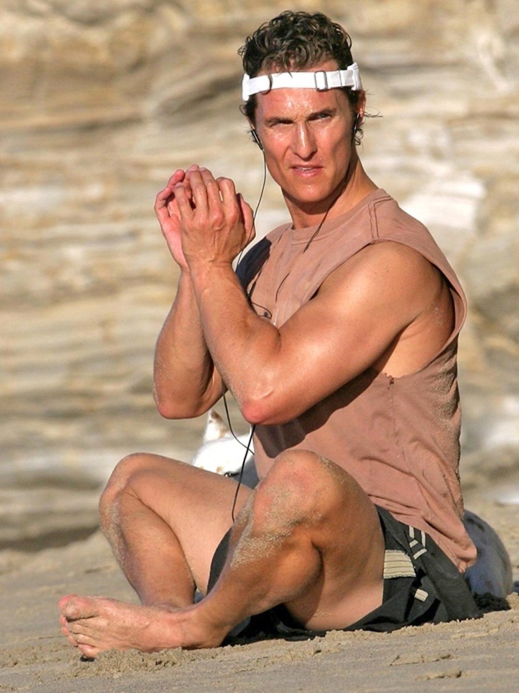 Matthew Mcconaughey yoga
