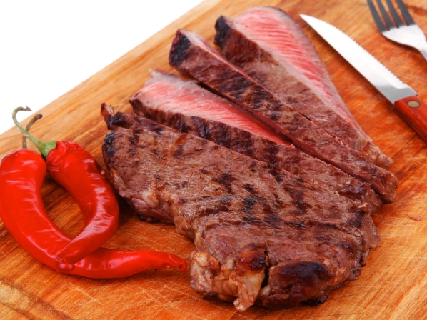 La carne es uno de los alimentos a evitar después del ejercicio