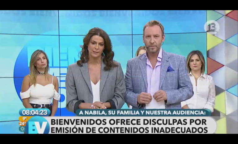 CNTV aplica la sanción más alta a "Bienvenidos" por revelar informe ginecológico de Nabila Rifo