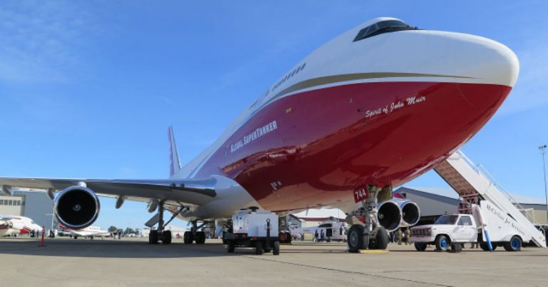 Conaf realizó dura evaluación sobre desempeño del Supertanker en los incendios forestales