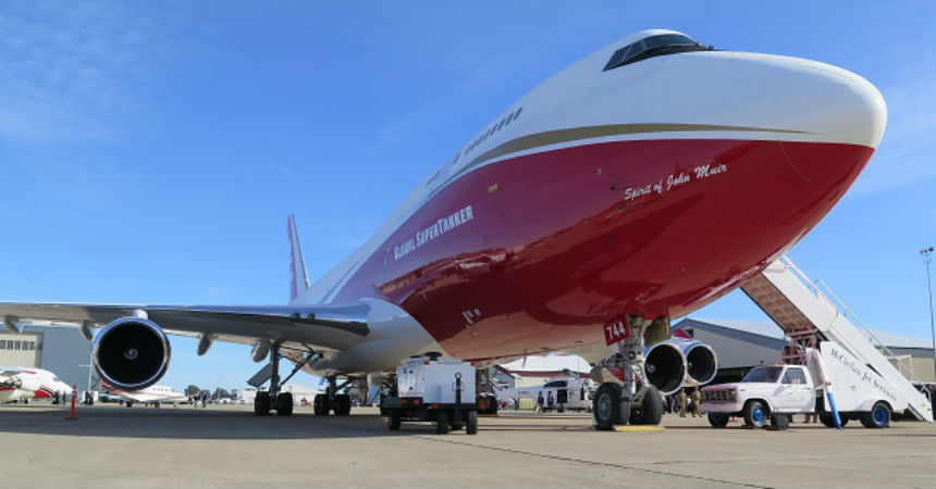 Conaf realizó dura evaluación sobre desempeño del Supertanker en los incendios forestales