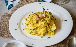 Receta: Aprende a preparar tagliarelle con salsa de jaiba al curry