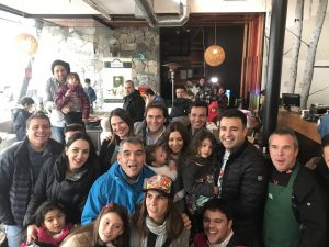 Daniel Valenzuela y Yamila Reyna disfrutaron de la celebración anticipada del Día del padre