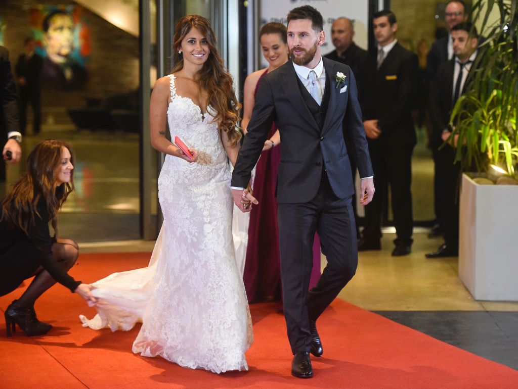 Messi y Roccuzzo