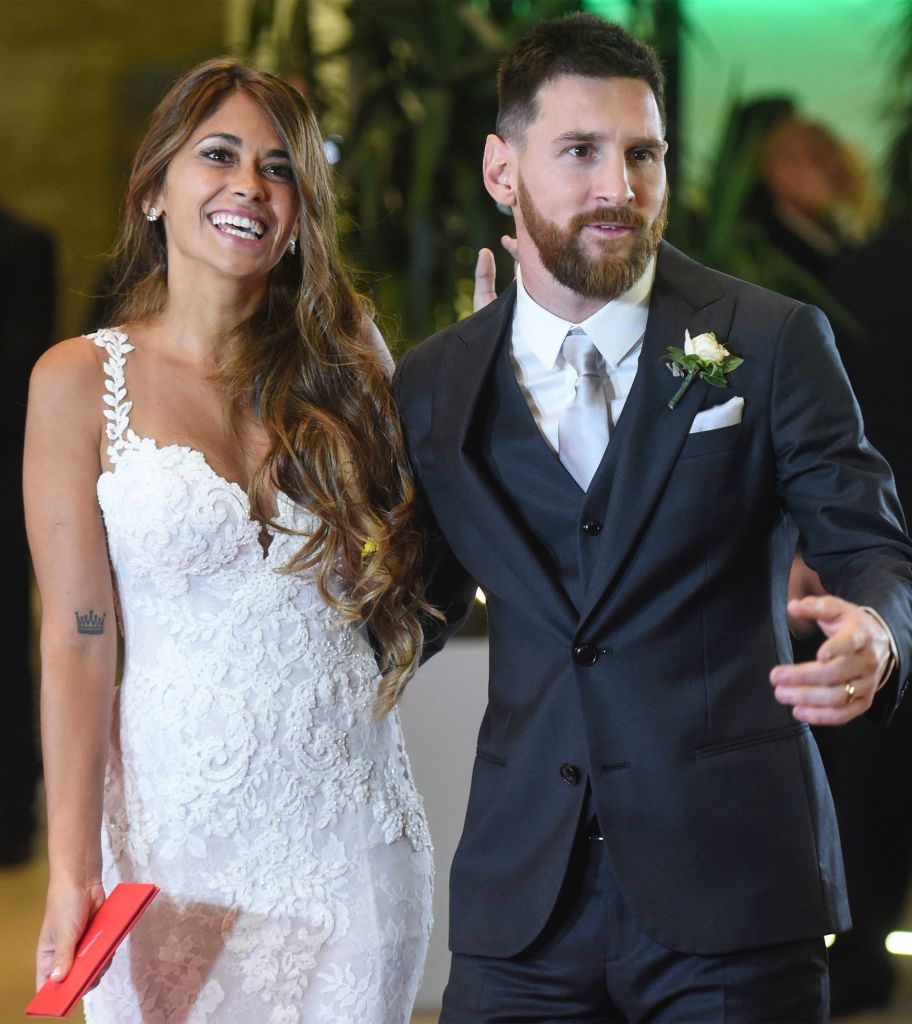 Messi y Roccuzzo