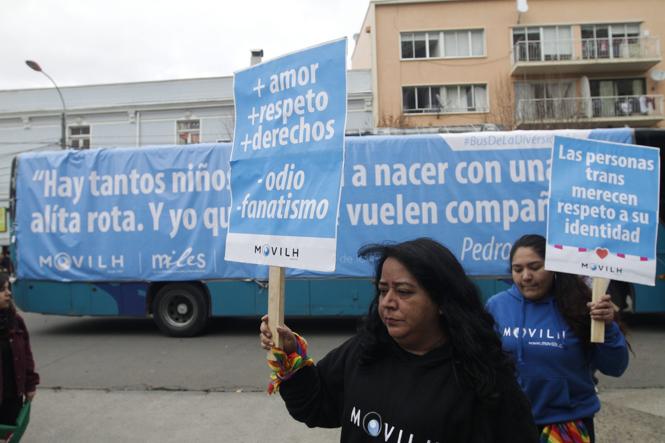Bus de la Libertad en Valparaiso