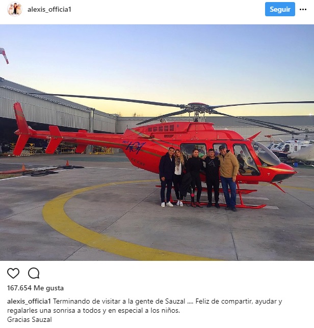 Alexis Sánchez instagram