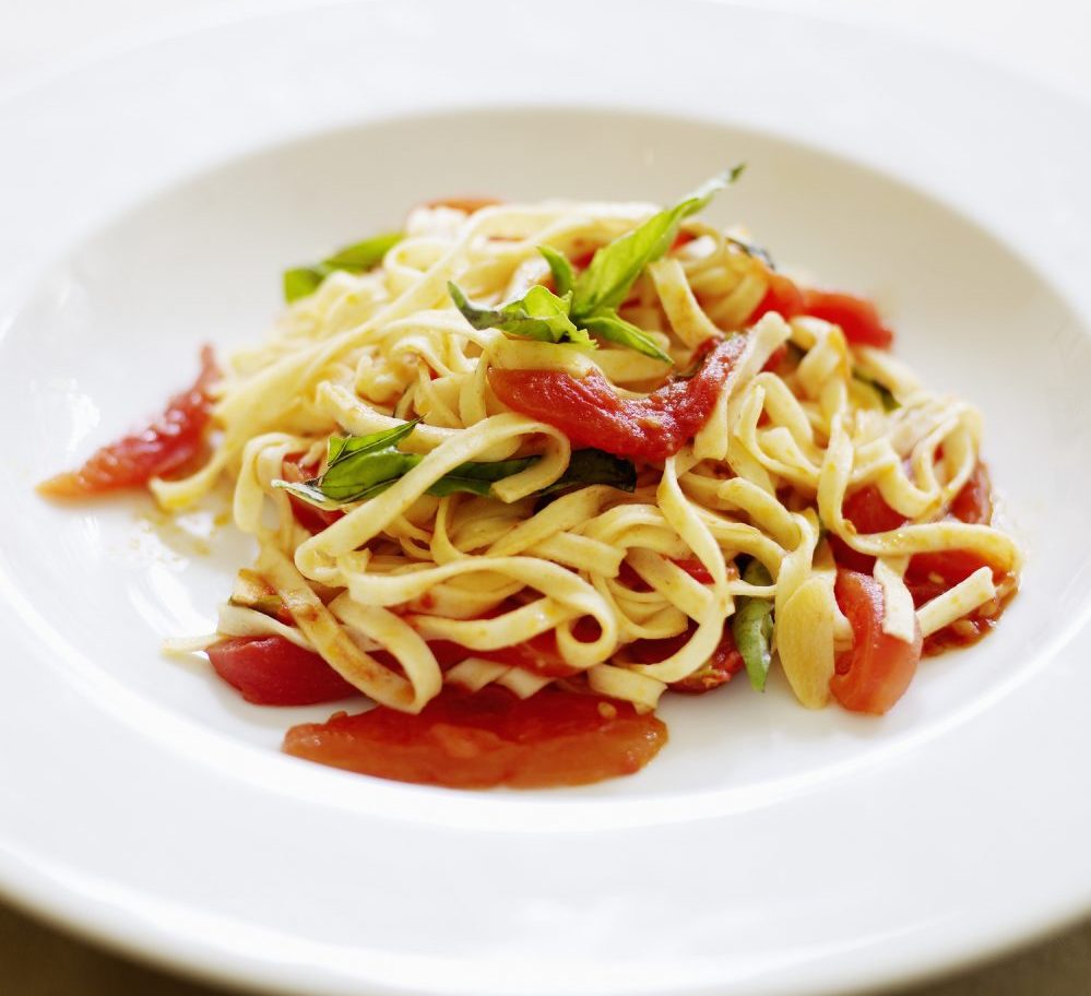 fetuccini con verduras